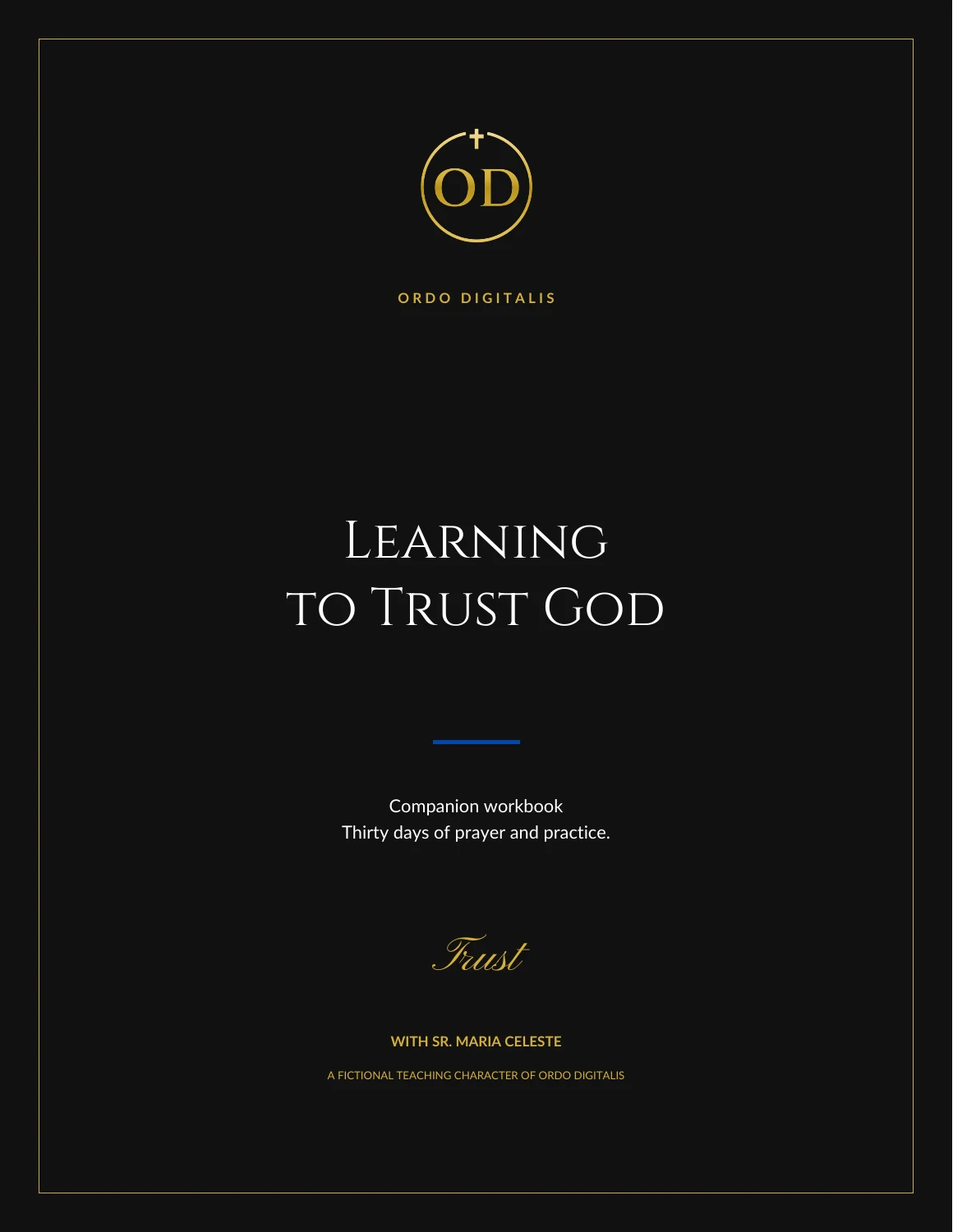 Learning to Trust God companion workbook cover